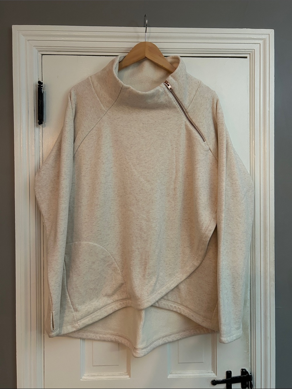 Athleta Cozy Karma Asym Pullover Very Good Condition